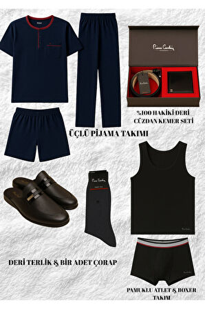 Erkek Kutulu & Lisanslı 9 Parça Çeyizlik & Hediyelik Set L1.PC.CEY.09