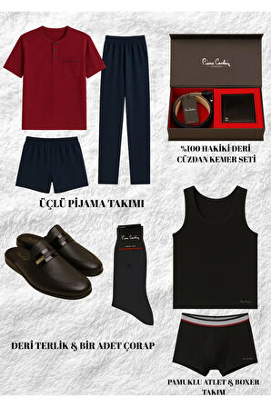 Erkek Kutulu & Lisanslı 9 Parça Çeyizlik & Hediyelik Set L1.PC.CEY.09