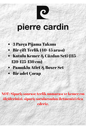 Erkek Kutulu & Lisanslı 9 Parça Çeyizlik & Hediyelik Set L1.PC.CEY.09