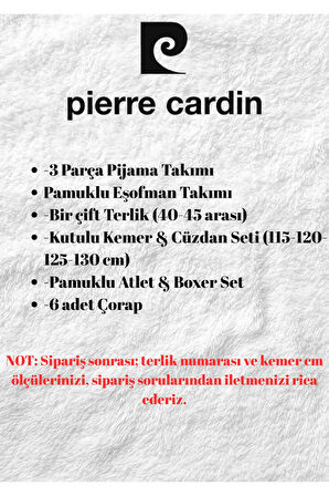 Erkek Kutulu & Lisanslı 10 Parça Çeyizlik & Hediyelik Set L1.PC.CEY.10