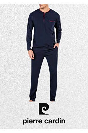 Erkek Bordo Penye 3'lü Robdöşambır & Uzun Kollu Pijama Takımı (2 Adet Çorap Hediyeli)