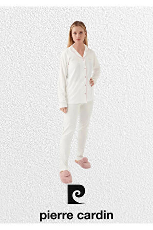 Kadın Pamuklu & Modal Kutulu Uzun Kollu Pijama Takımı L1.PC.7717.001
