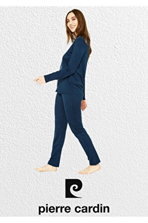 Kadın Pamuklu & Modal Kutulu Uzun Kollu Pijama Takımı L1.PC.7717.001