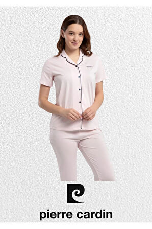 Kadın Pamuklu & Modal Kutulu Kısa Kollu Pijama Takımı L1.PC.7715.001