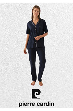 Kadın Pamuklu & Modal Kutulu Kısa Kollu Pijama Takımı L1.PC.7715.001