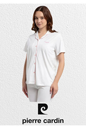 Kadın Pamuklu & Modal Kutulu Kısa Kollu Pijama Takımı L1.PC.7715.001