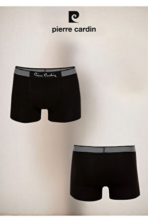 Erkek Likralı Modal Üç Adet Kutulu Siyah Boxer L1.PC.330.12.02