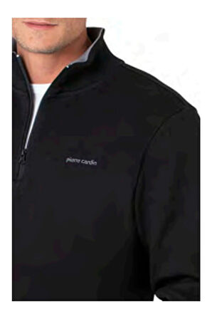 Erkek Giyim %100 Pamuk Yarım Fermuarlı Eşofman Takımı (Çorap Hediye) L1.PC.6116.001