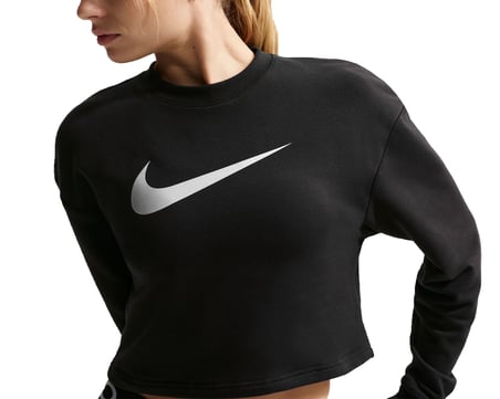Nike W Np Df Crew Flc Tt Grx Kadın Sweatshirt IB8979-010