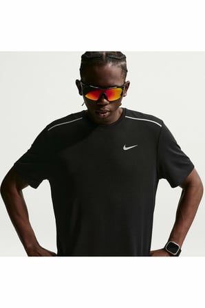 Nike Miler Dri-Fıt Uv Protection Short-Sleeve Running Top Erkek Tişört IF2082-010