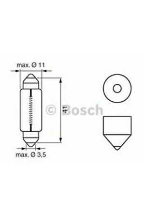 Ampül 12v Eco 10w-2010 W - Sv8,5-8 Marka