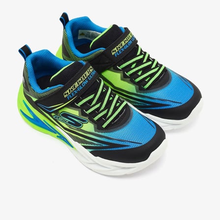 Skechers FLEX-GLOW ULTRA Çocuk Siyah Spor Ayakkabı 400139L-BBLM