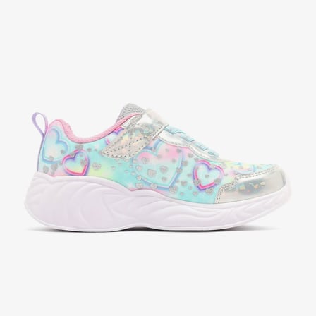 Skechers UNICORN DREAMS HEART SPARKLES Çocuk Gri Spor Ayakkabı 303063L-SMLT