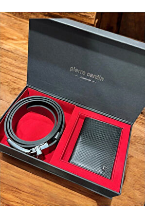 Erkek Giyim Günlük Hediyelik Çeyizlik İkili Spor Kemer & Dikey Cüzdan Seti L1.PC.004.12.C18