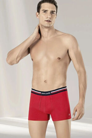 Erkek Pamuklu Gri & Lacivert & Kırmızı Boxer Set 3 Adet L1.PC.0042.0A.12.11