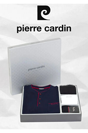 Erkek 5 Parça Damat Çeyiz Seti Atlet & Boxer Pijama Takımı Çorap L1.PC.0042.0A.12.16