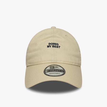 New Era Doing My Best Slogan 9Twenty Unisex Bej Şapka