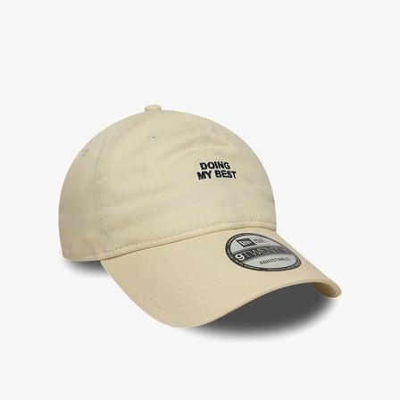 New Era Doing My Best Slogan 9Twenty Unisex Bej Şapka