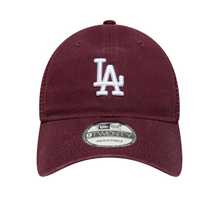 60674851-R New Era Mıdı Logo 9Twenty Trucker Losdod  Mrnwhı Şapka Bordo