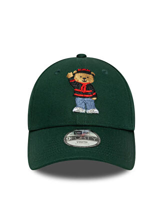New Era Yeşil Erkek Çocuk Şapka BEAR 9FORTY ACMILAN