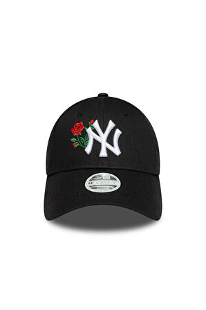 New Era Wmns Rose 9Forty Neyyan Cap Siyah Kadın Şapka