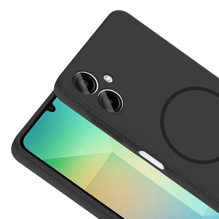 Gpack Samsung Galaxy A06 uyumlu Kılıf Meta Araç Tutucu Özellikli Silikon