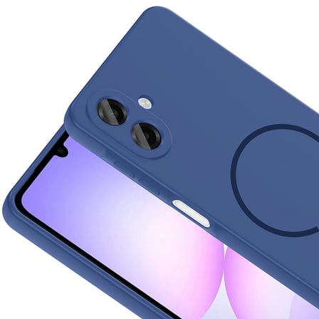 Gpack Samsung Galaxy A07 uyumlu Kılıf Meta Araç Tutucu Özellikli Silikon