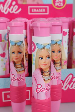 x Dekomus Lisanslı Barbie Basmalı Silgi Tek Adet