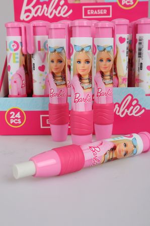 x Dekomus Lisanslı Barbie Basmalı Silgi Tek Adet