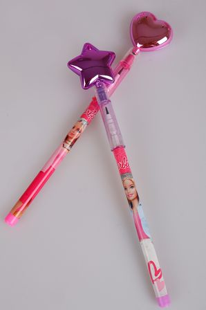 x Dekomus Lisanslı Barbie Silgili Geçmeli Kalem Tek Adet