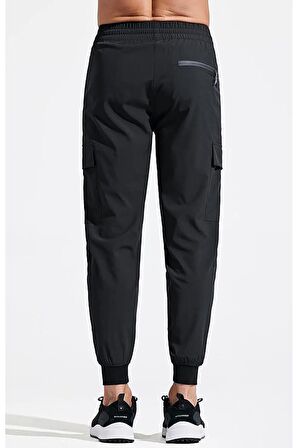 Ghassy Co. Erkek Quich Dry Running Athletic Dar Paça Joggers Hafif Outdoor Pantolon