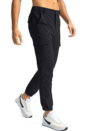 Ghassy Co. Erkek Doğa Yürüyüşü Golf Ultra Hafif Çok Amaçlı Cepli Kargo Pantolon
