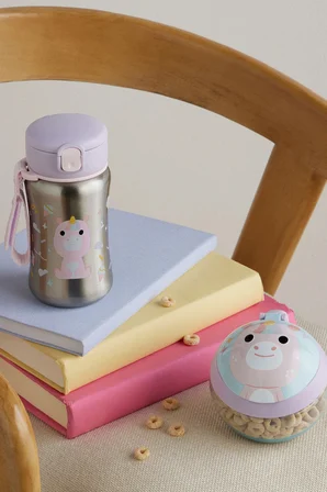 Skip Hop Besties Squad Pipetli Paslanmaz Çelik Suluk Unicorn