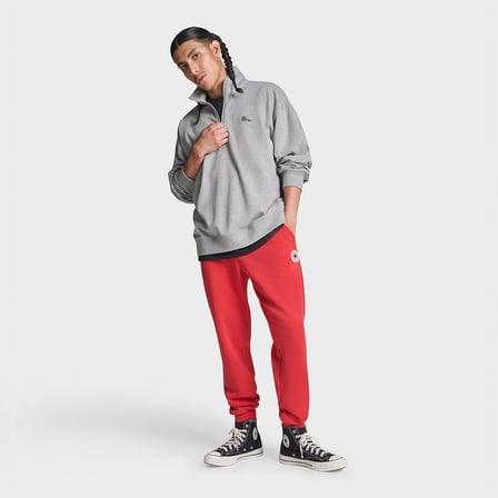 Converse Erkek Gri Dik Yaka Sweatshirt