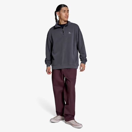 Converse Erkek Siyah Dik Yaka Sweatshirt