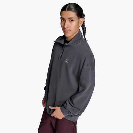 Converse Erkek Siyah Dik Yaka Sweatshirt