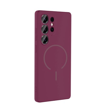 Gpack Samsung Galaxy S25 Ultra uyumlu Kılıf Meta Araç Tutucu ve M-Safe Şarj Özellikli Silikon