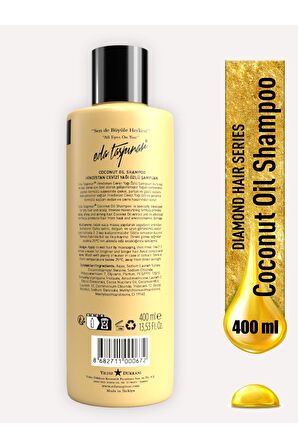 Eda Taşpınar Coconut Oil Hindistan Cevizi Şampuanı Yoğun Nemlendirici - 400 ML