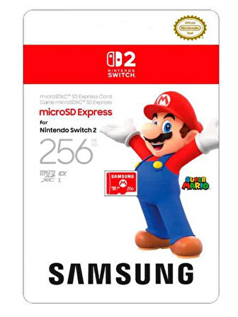 Nintendo Switch 2 Samsung 256GB microSD Express Card