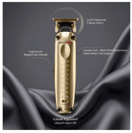 BaByliss PRO 4rtists Lo-ProFX Şarjlı Saç Kesme Makinesi Gold FX726GE