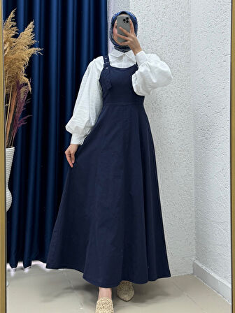 Celia Sülfür Gabardin Jile-BN4289 Lacivert
