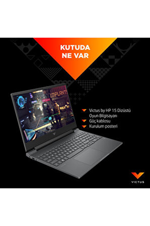 HP Victus 15-FB3705NT AMD Ryzen 5 8645HS 16GB RAM 512GB SSD RTX3050 Freedos 15.6” FHD 144Hz B9KM2EA