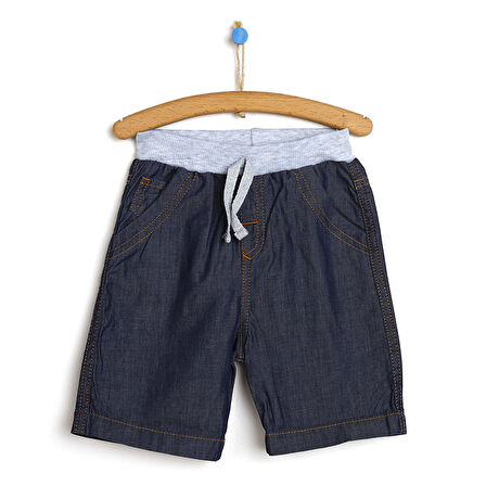 HelloBaby Basic Ribanalı Denim Şort