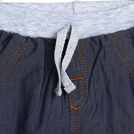HelloBaby Basic Ribanalı Denim Şort