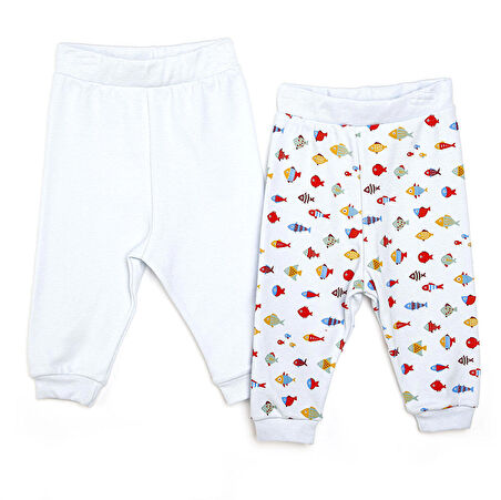 HelloBaby Basic Erkek Bebek  2li Patiksiz Alt