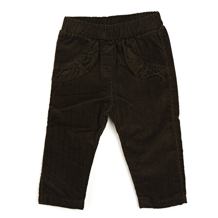 HelloBaby Basic Kız Bebek Kadife Pantolon