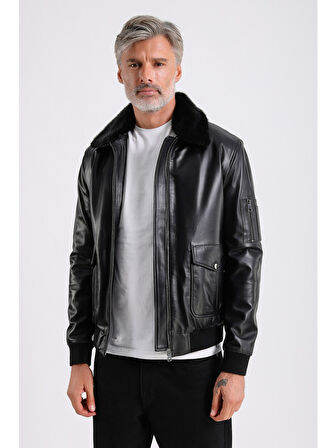 Alexandr Erkek Pilot Deri Mont