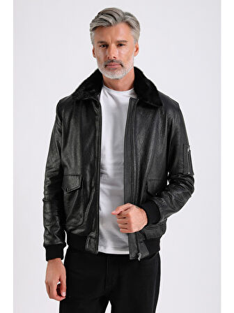 Alexandr Erkek Pilot Deri Mont