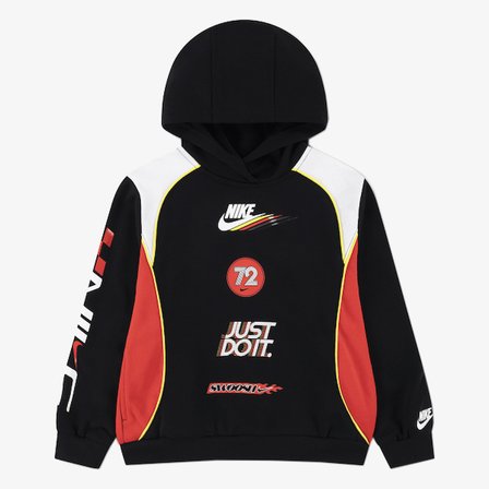Nike NKB B NSW VICTORY LAP HOODIE Çocuk Siyah Sweatshirts 86N681-023
