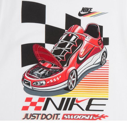 Nike NKB VICTORY LAP SS JERSEY Çocuk Beyaz Tişört 86N757-001